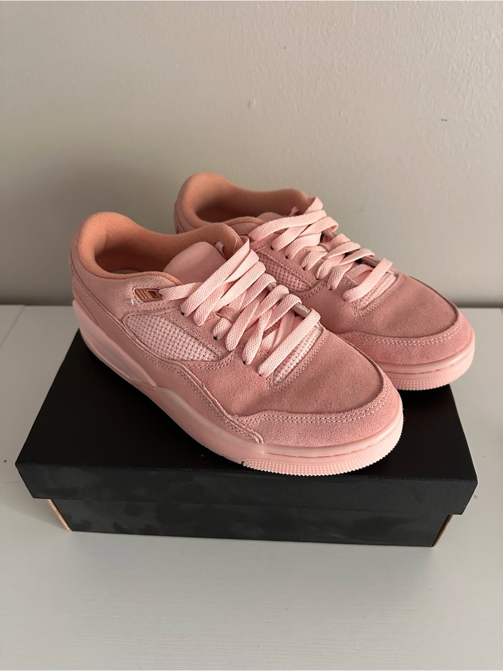 Women’s Pink Air Jordan “Flight Court Atmosphere” | 8.5